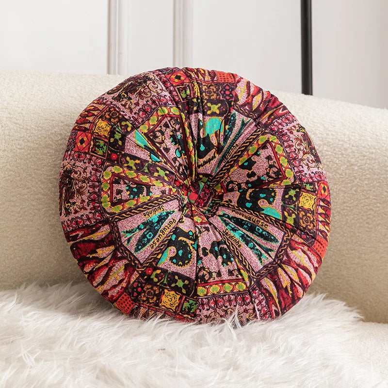 Floor Pillow Round Large Circle Cushion for Indoor Outdoor