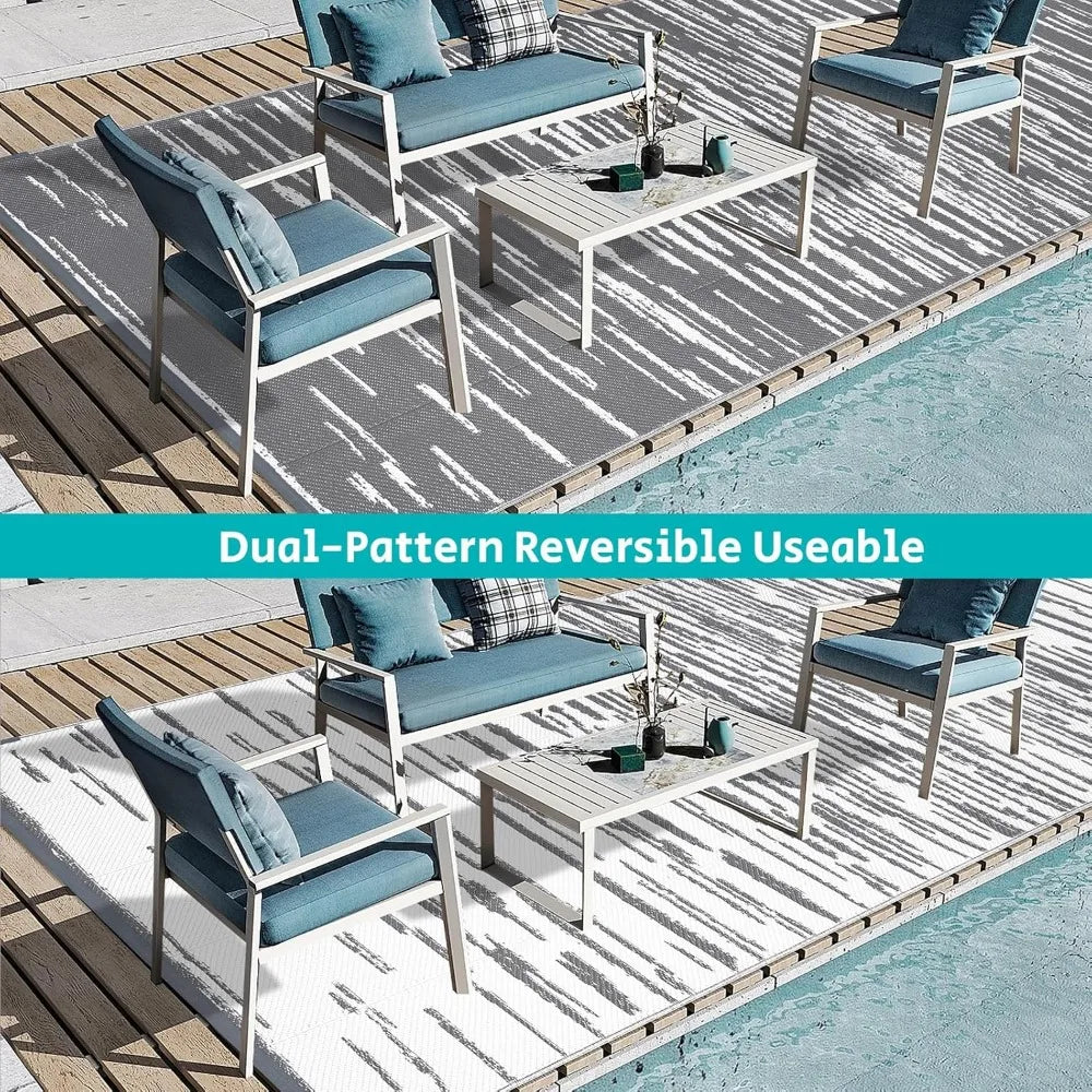 Outdoor Rug 9'x18' for Patios