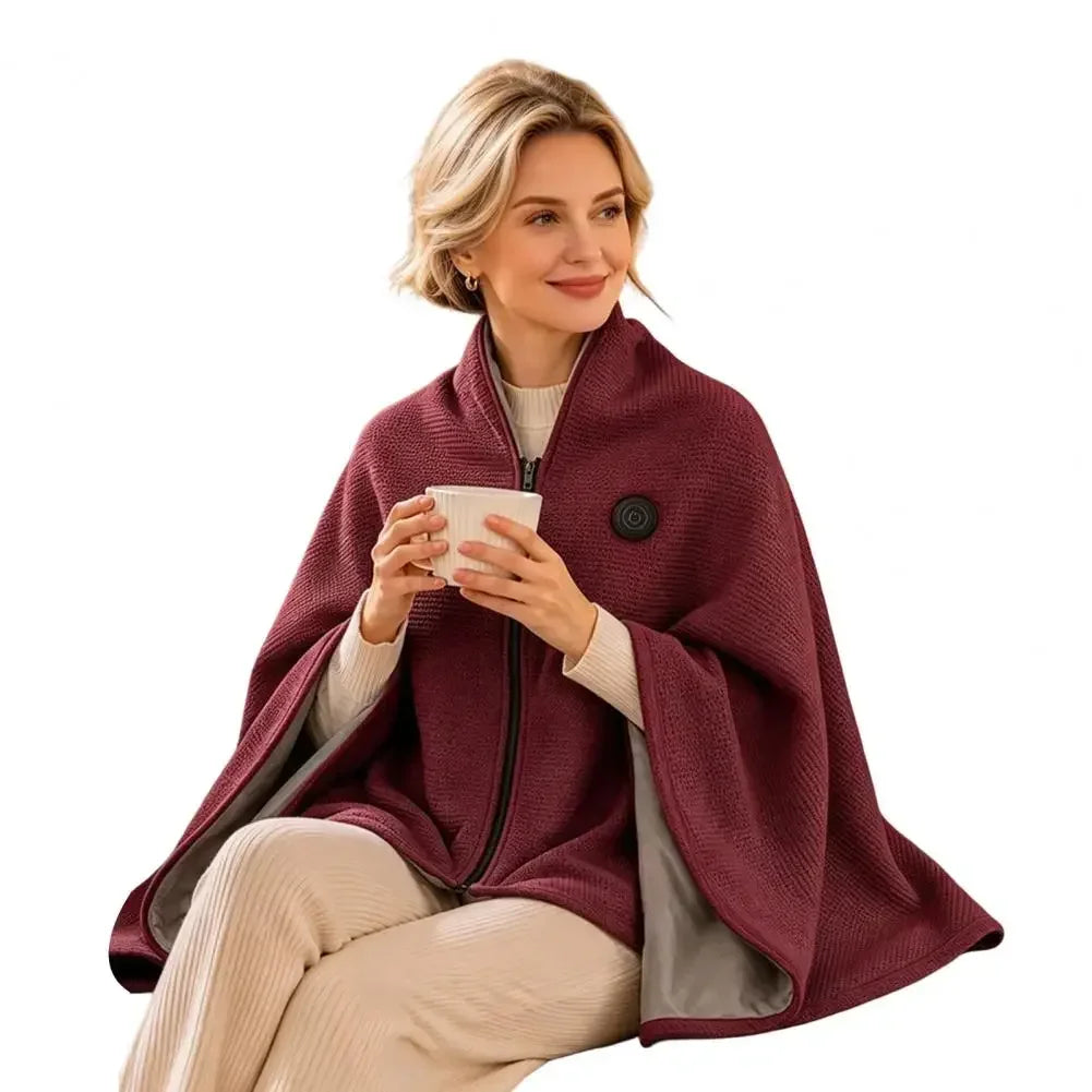 Heated Shawl Lightweight Wearable Blanket