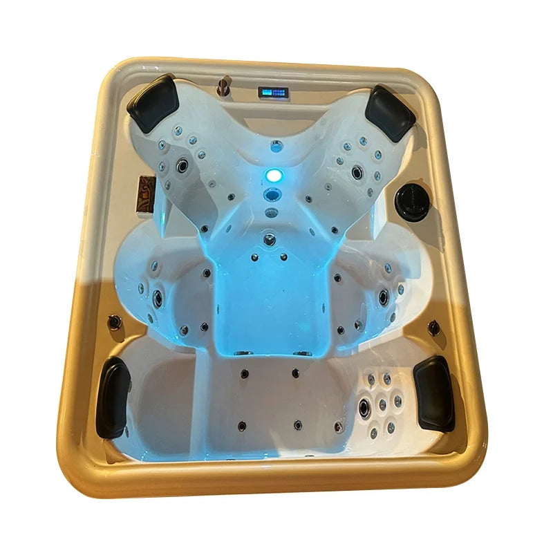 z 6 Persons Acrylic Hot Tub OutdoorSPA with Jacuzzie