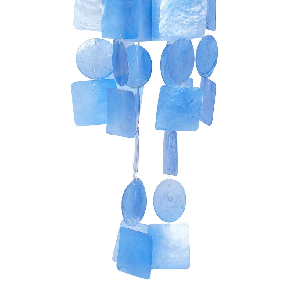 Enchanting 26 Inch Capiz Shell Waterfall Wind Chime