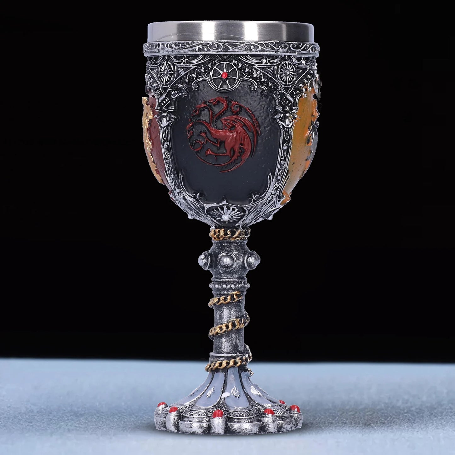 Wine Goblet Unique Pattern Beer Mug Water Cup Wine Goblet Whiskey Cup