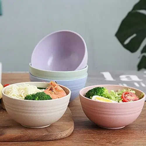 Eco-friendly Wheat Straw Bowls, 4.7 inches mini Snacks Bowl Sets