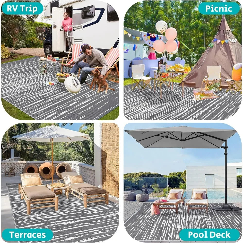 Outdoor Rug 9'x18' for Patios