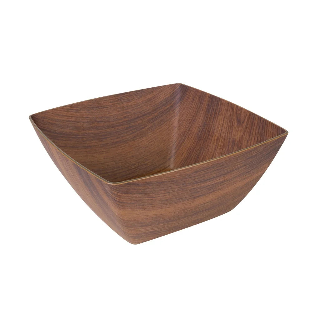 Large 9 Inch Mahogany Serving Bowl Dishwasher Safe