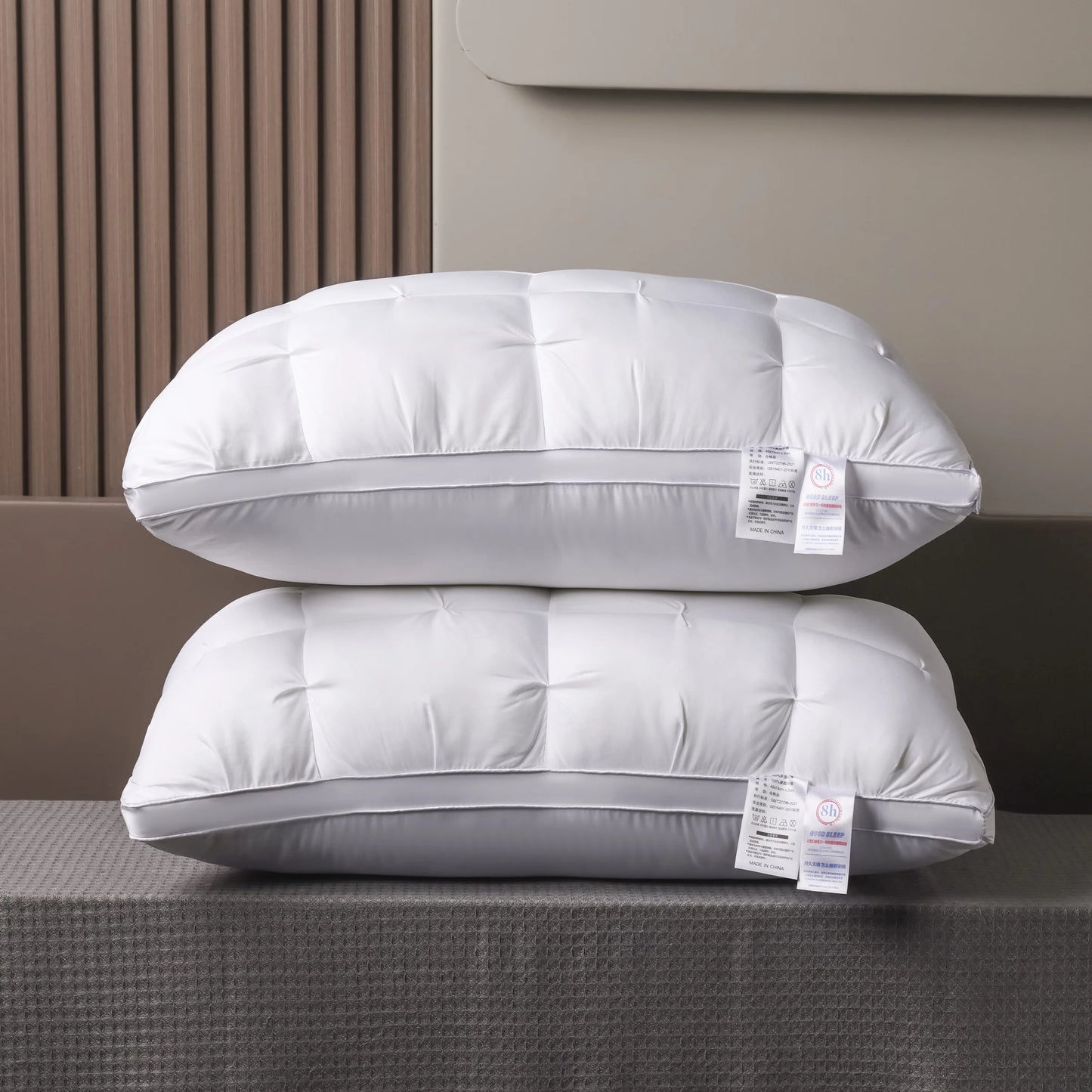 Luxurious Quality Pillow. Non-Collapse High Pillow Core