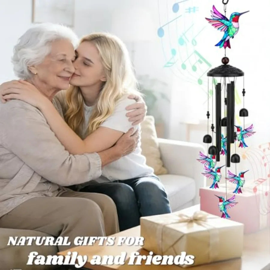 Hummingbird Wind Chimes Metal Wind Chimes Outdoor