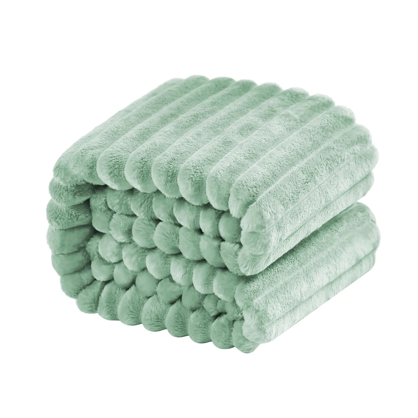 Plush Flannel Fleece Blanket, Soft Lightweight Fuzzy Blanket