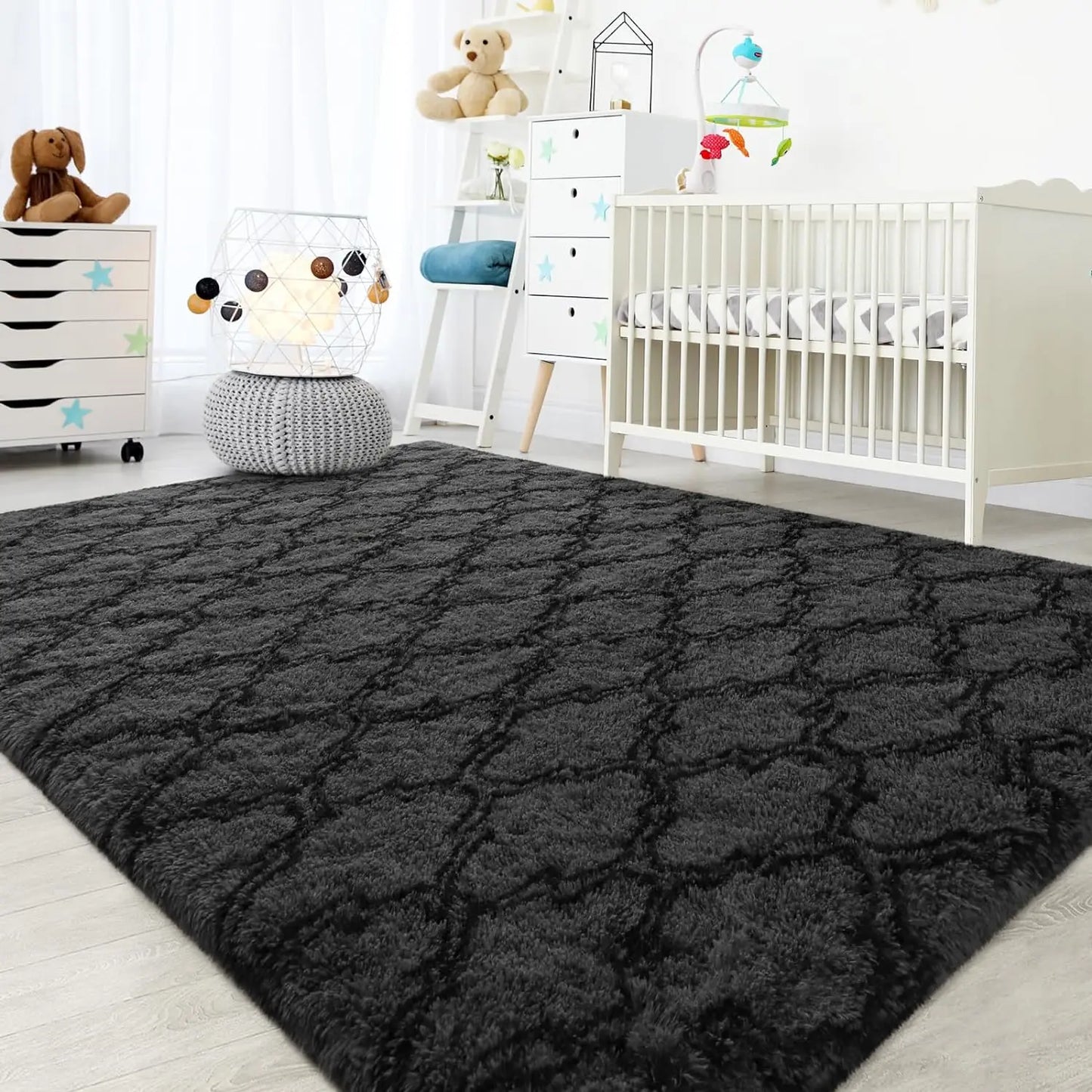 Large Shag Area Rugs Super Soft Plush Fluffy Carpets Non-Slip
