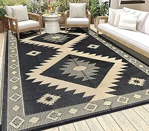 Outdoor Rug 9'x18' for Patios