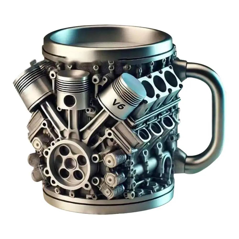 Engines Beer Mug Reusable Car Engines Cocktail Mug