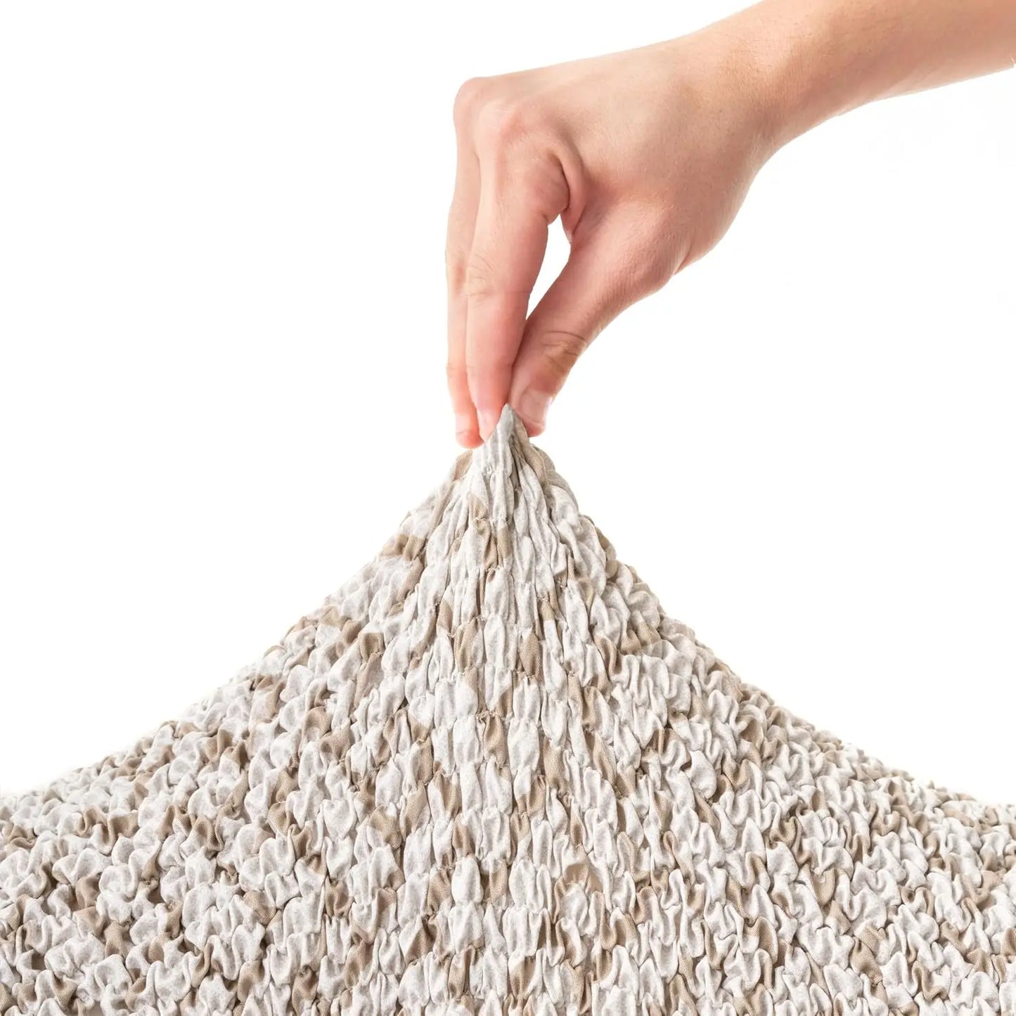 Ottoman Slipcover - Stretch Stool Sofa - Pouf Protector