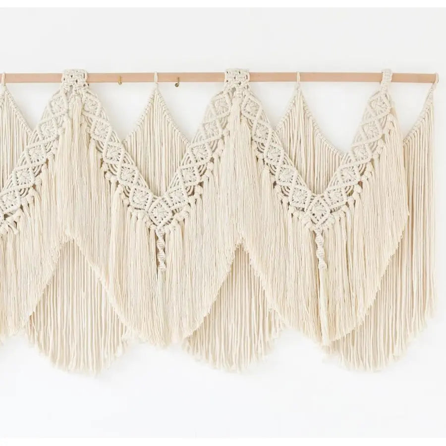Macrame Wall Hanging Wedding Hanger Tassel Knotting