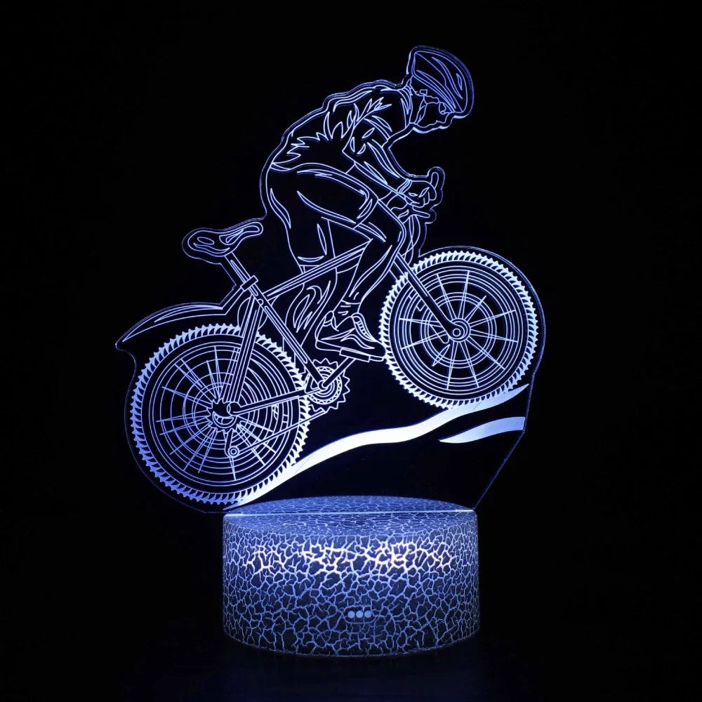 Mountain Bike Night Light LED USB 16 color - Remote Room