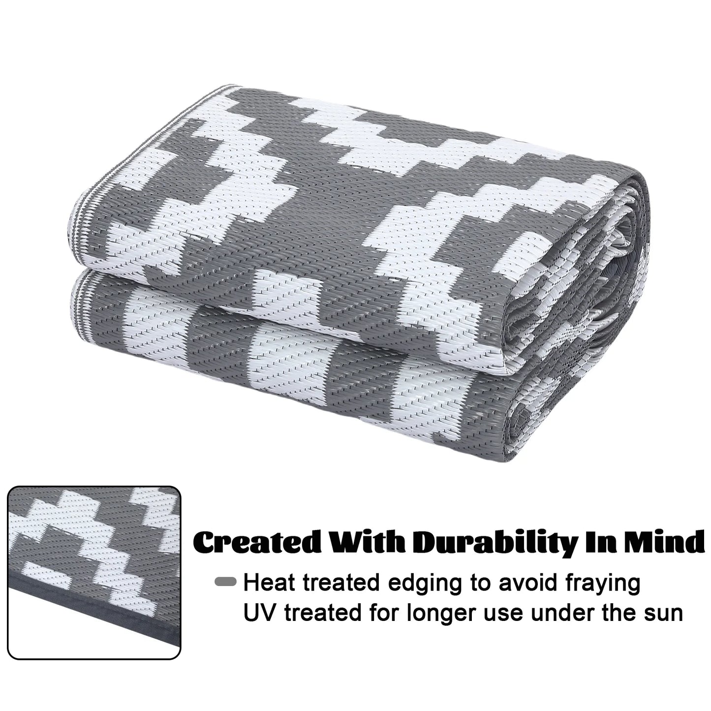 Outdoor Rug Plastic Straw - Waterproof