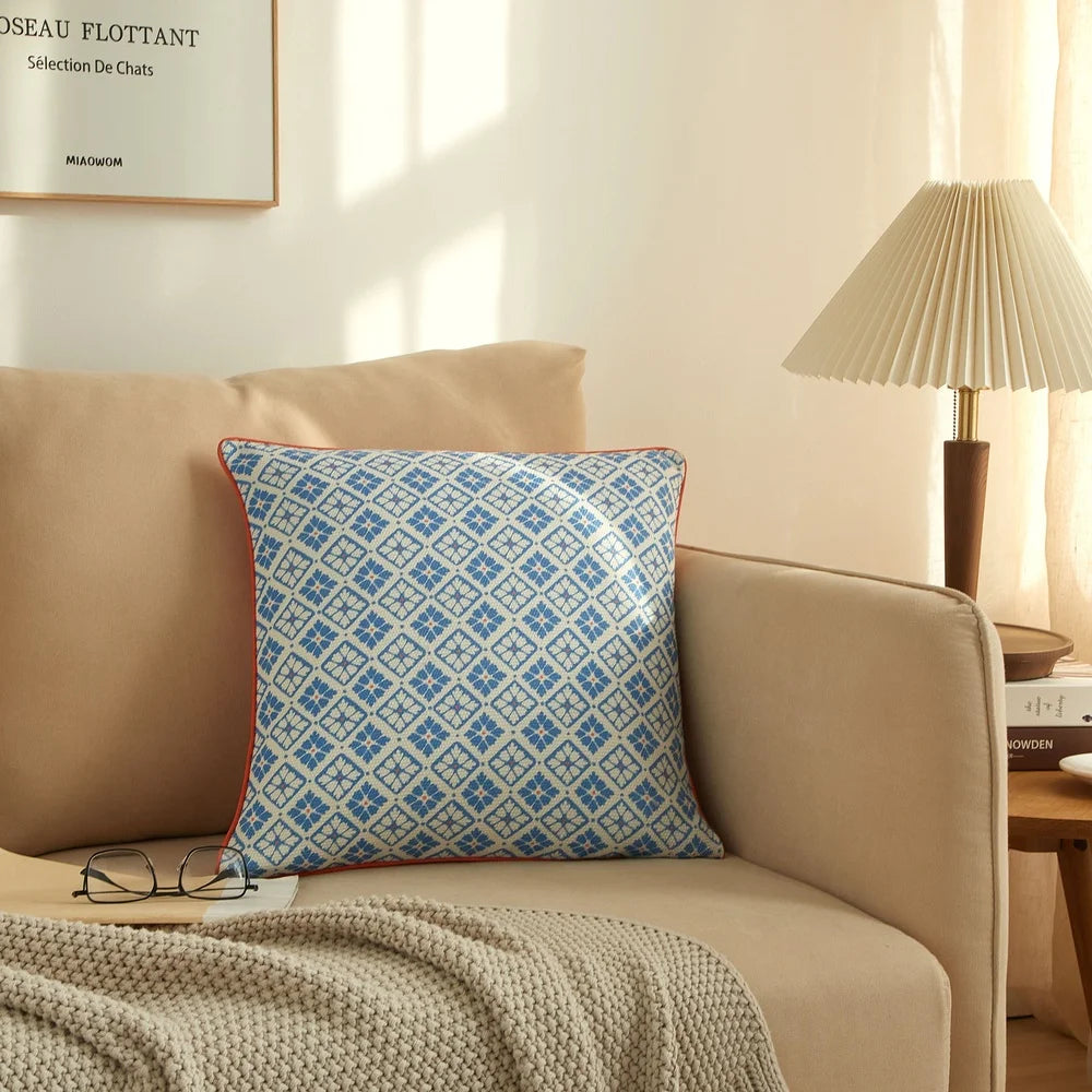 Throw Pillow Plush Comfort Home Accent Zip Closure