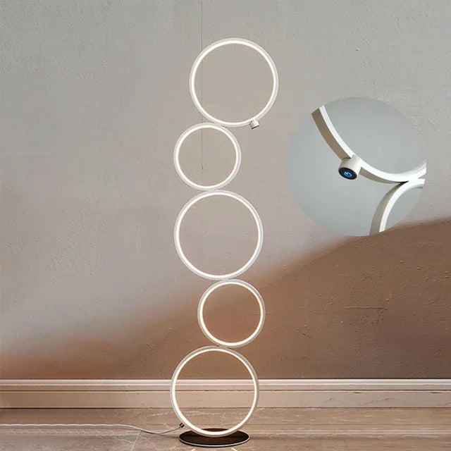 LED Floor Lamp Touch Switch Three-level Dimming