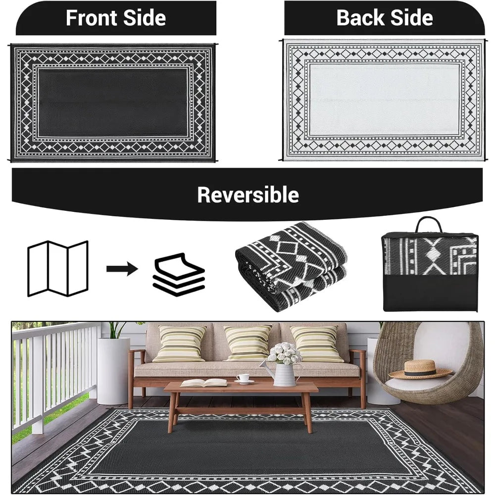 9x12 Outdoor Area Rug, Waterproof