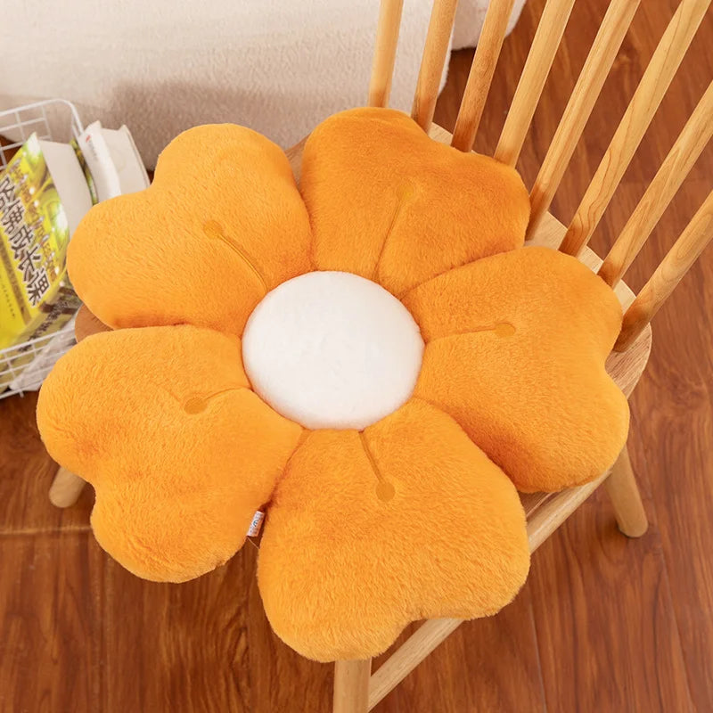 Plush Pillow Comfortable Daisy Flower Shaped