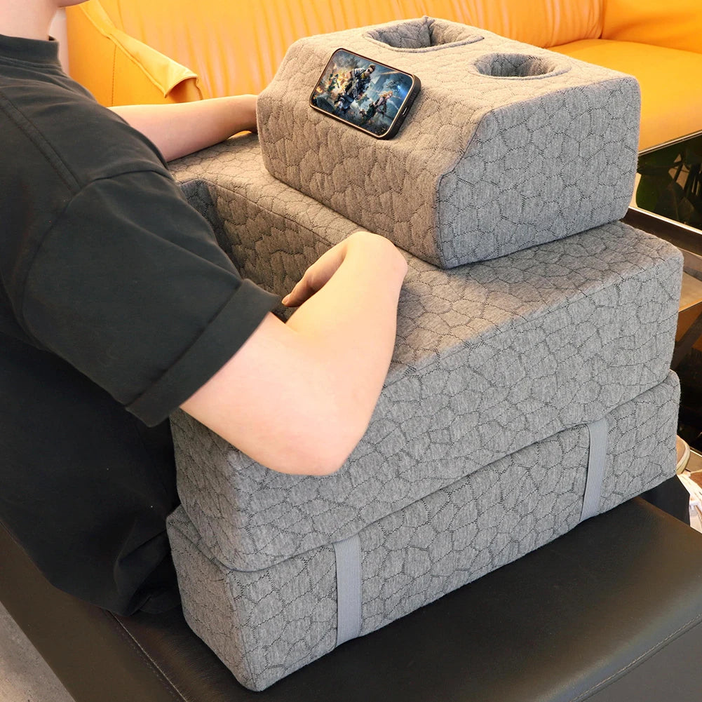 Extra Large Multi-Purpose Wedge Pillow Reading Gaming Working