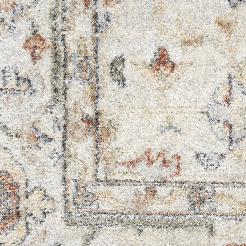 Persian Machine Washable Area Rug Low Pile Non-Shedding