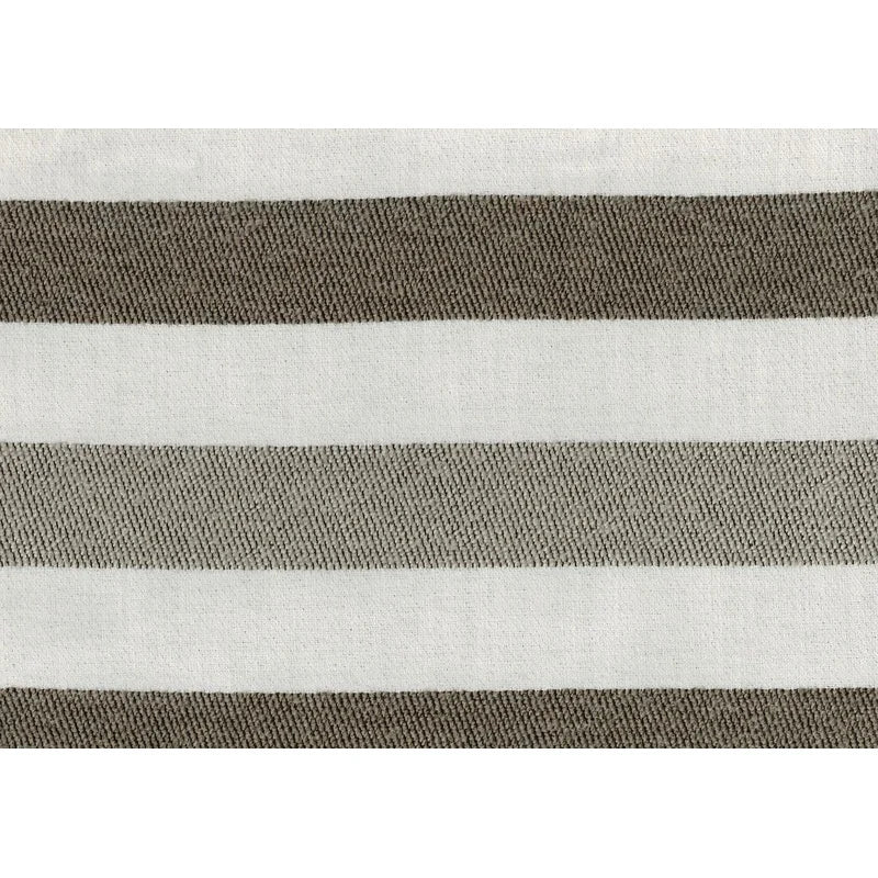 Modern Square Pouf with Multi-Color Jacquard Fabric,
