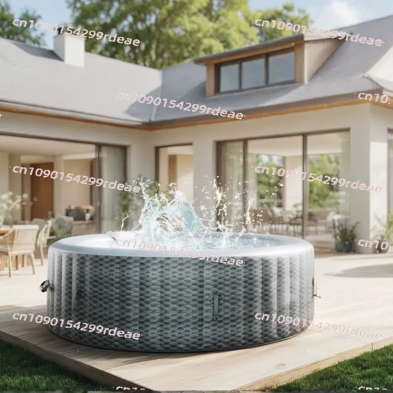 Inflatable Jacuzzi Heated Spa Pool Bubble