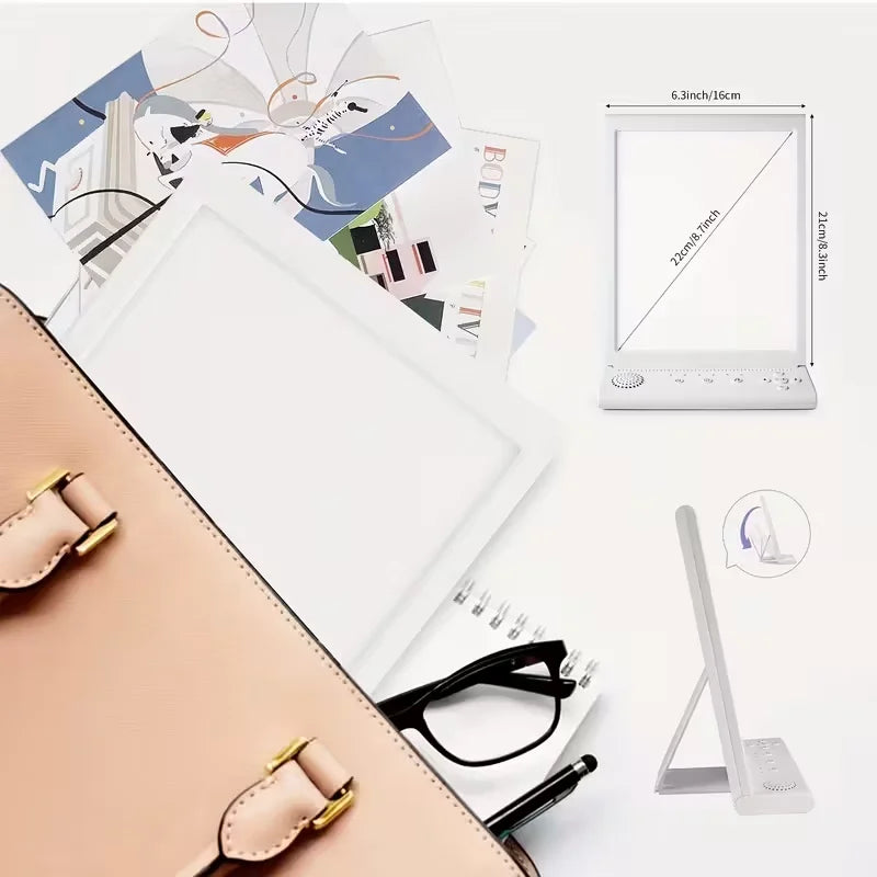 SAD Lamp with White Noise,Natural Light -UV Free