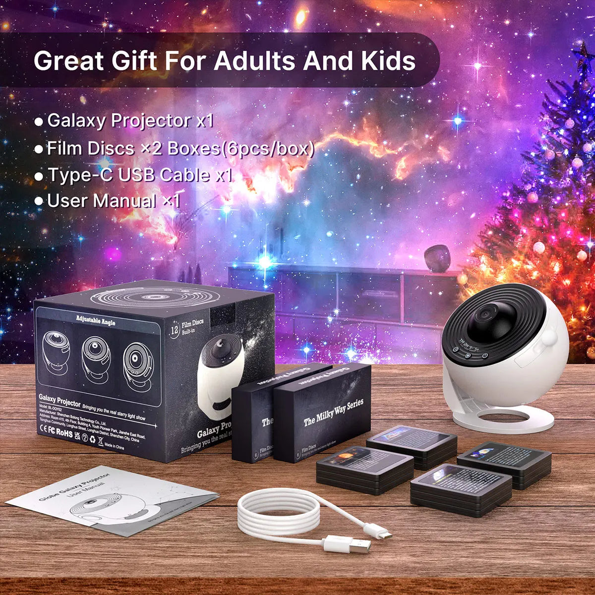 13 in 1 Star, Planetarium Galaxy Projector - Night Light