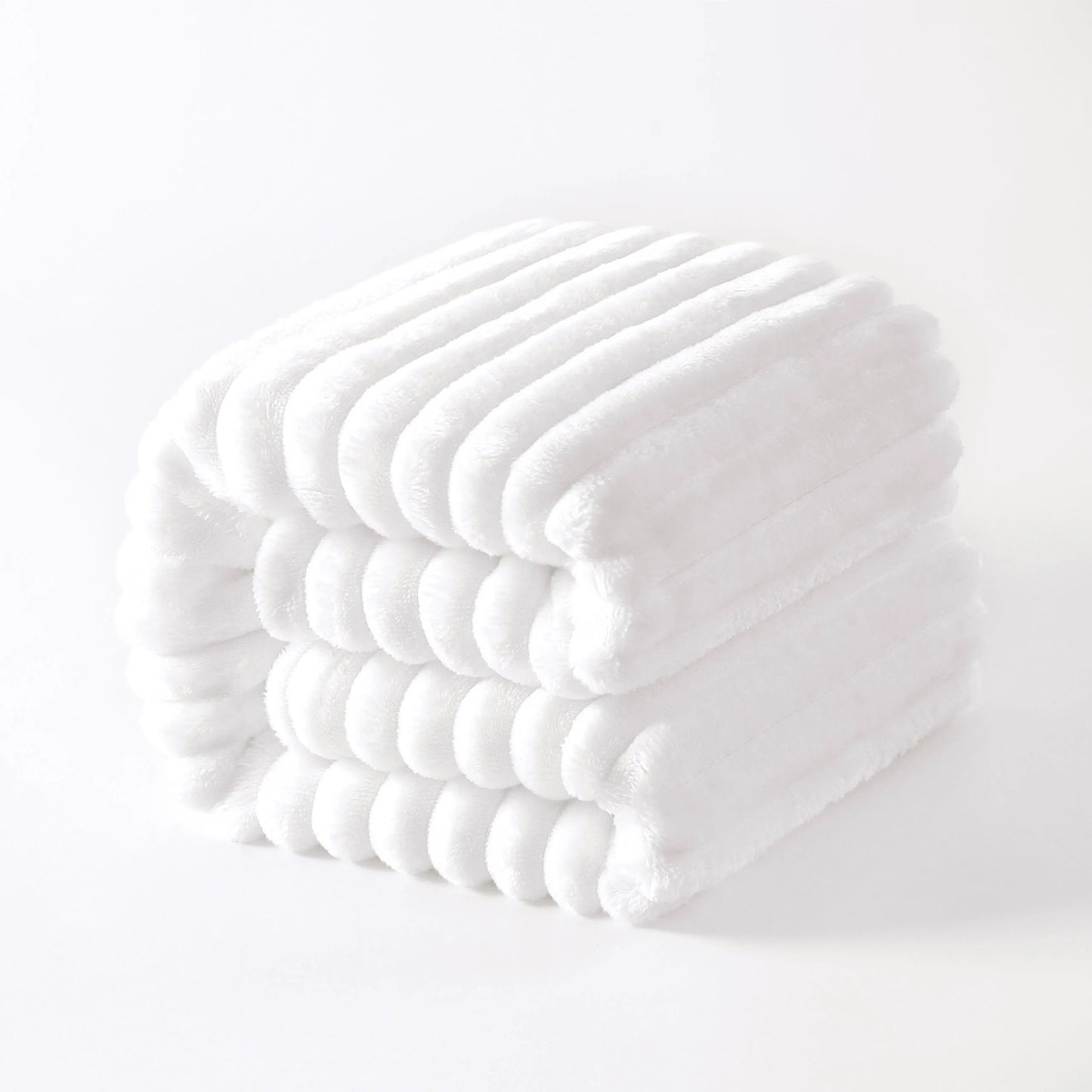 Plush Flannel Fleece Blanket, Soft Lightweight Fuzzy Blanket