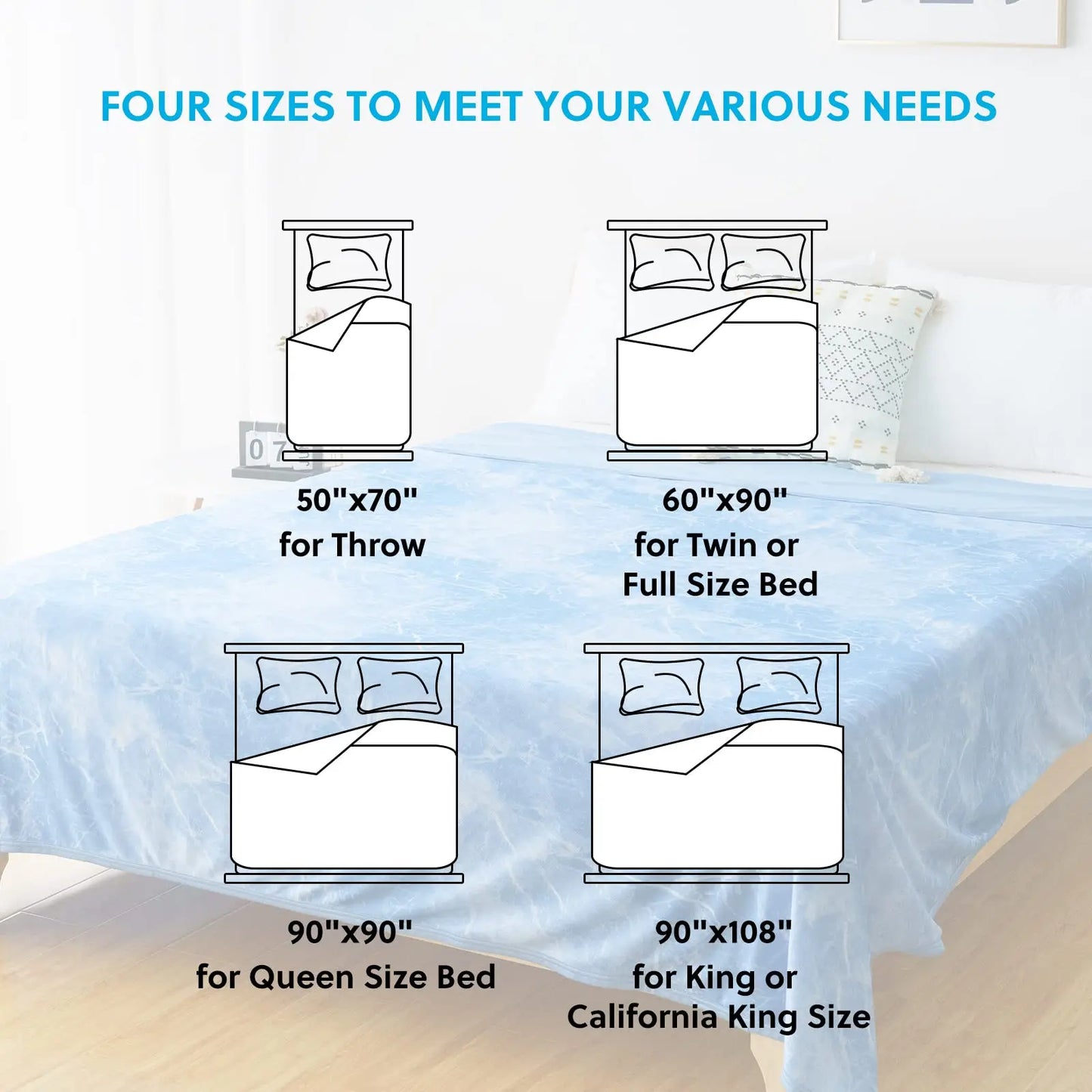 Cooling Blanket Lightweight Breathable Summer Blankets