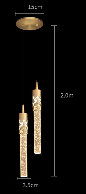 Modern Creative Lighting Crystal Led Pendant Lamp Chandelier