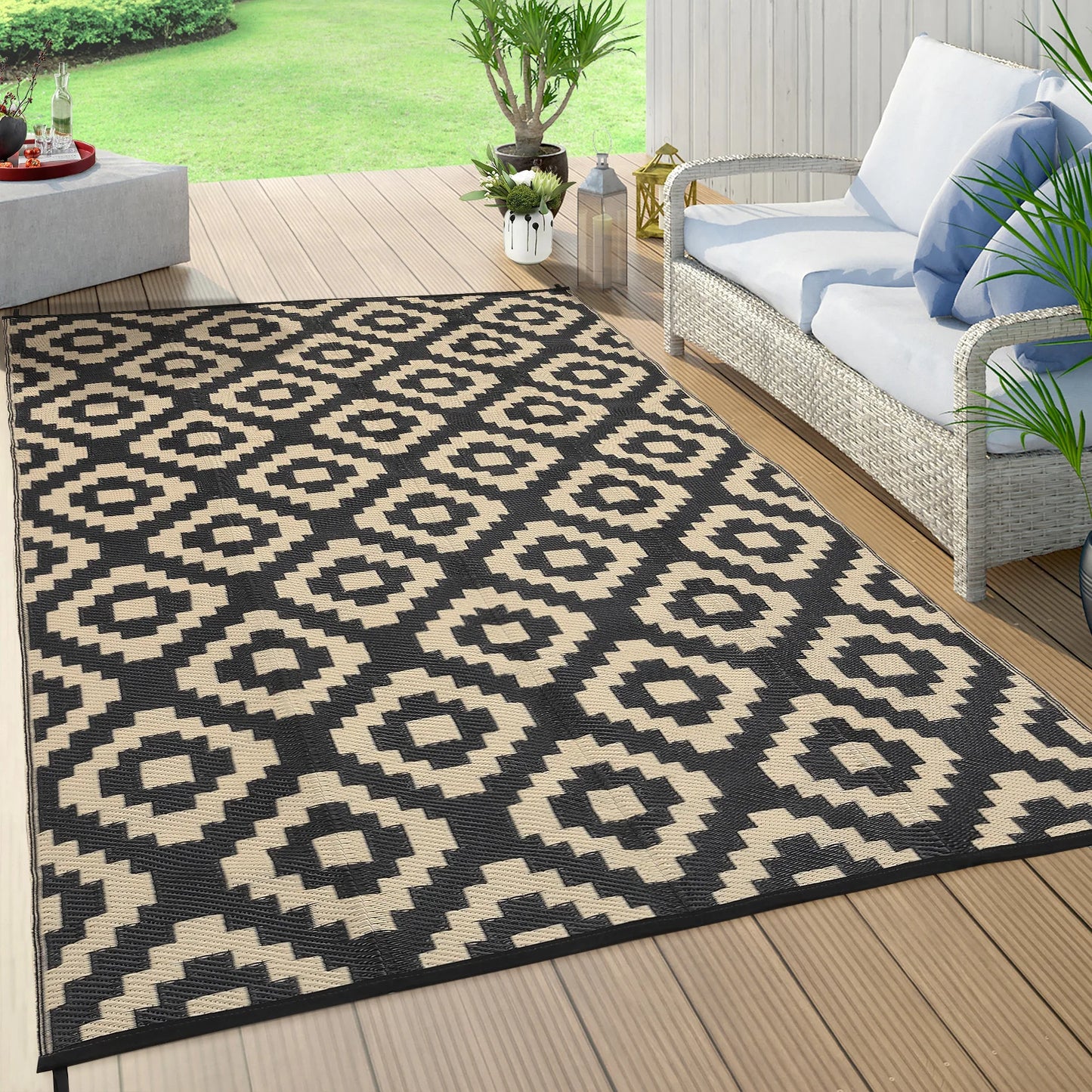 Outdoor Rug Plastic Straw - Waterproof