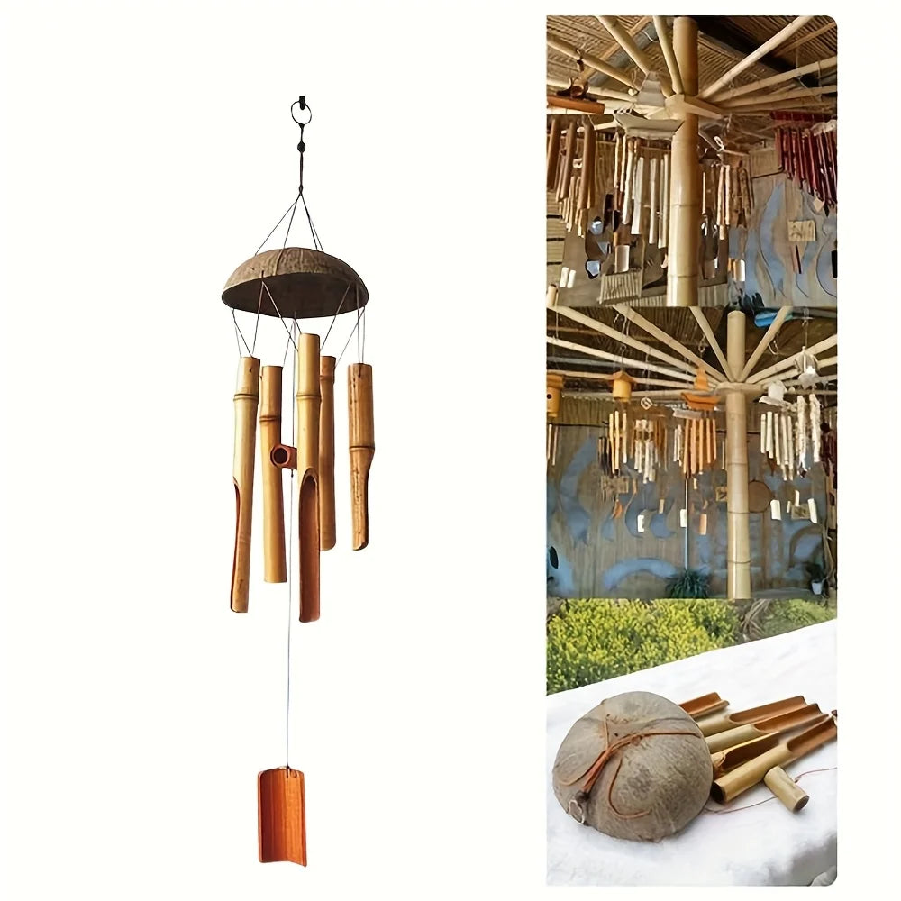 63.5cm Garden Bamboo Wind Chimes