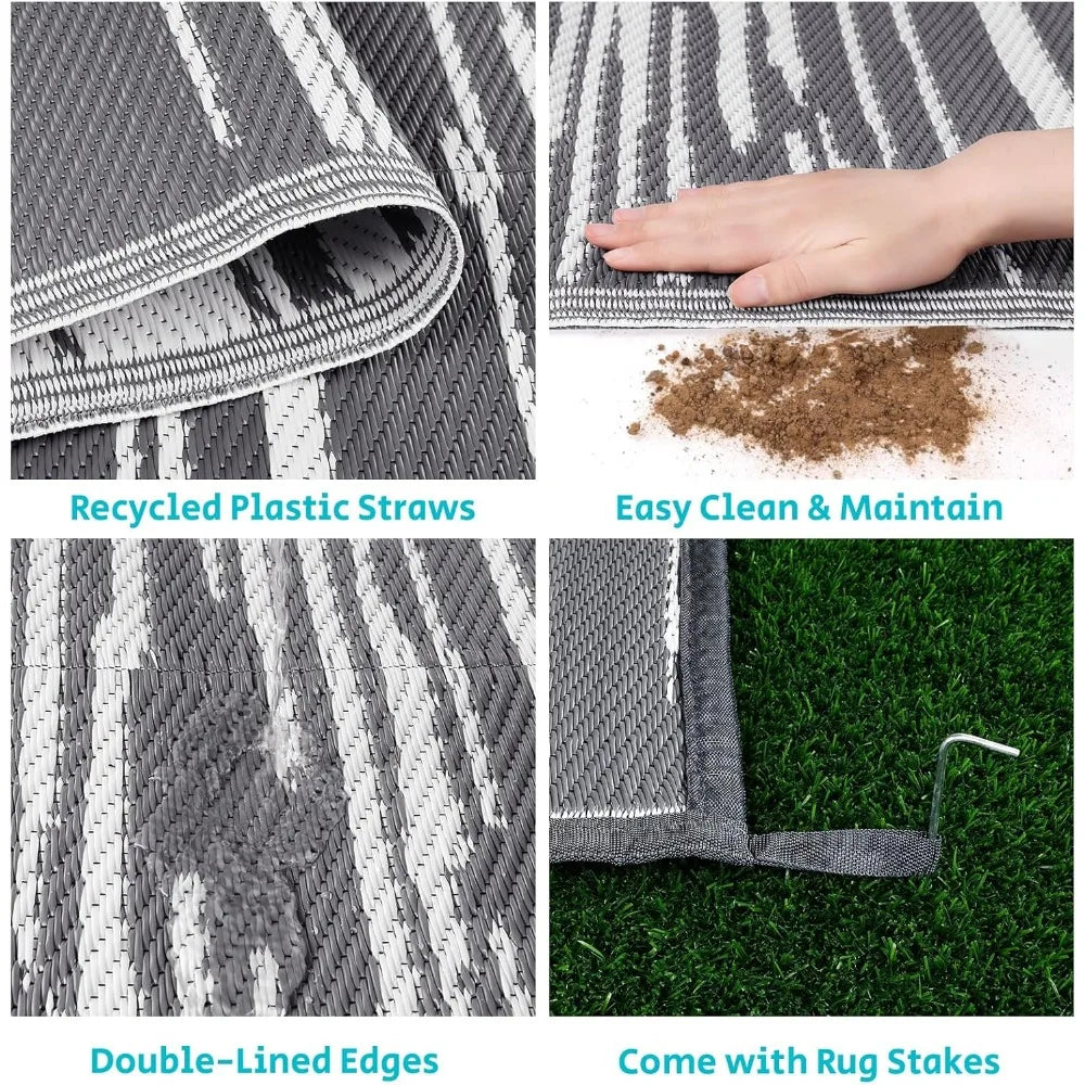 Outdoor Rug 9'x18' for Patios
