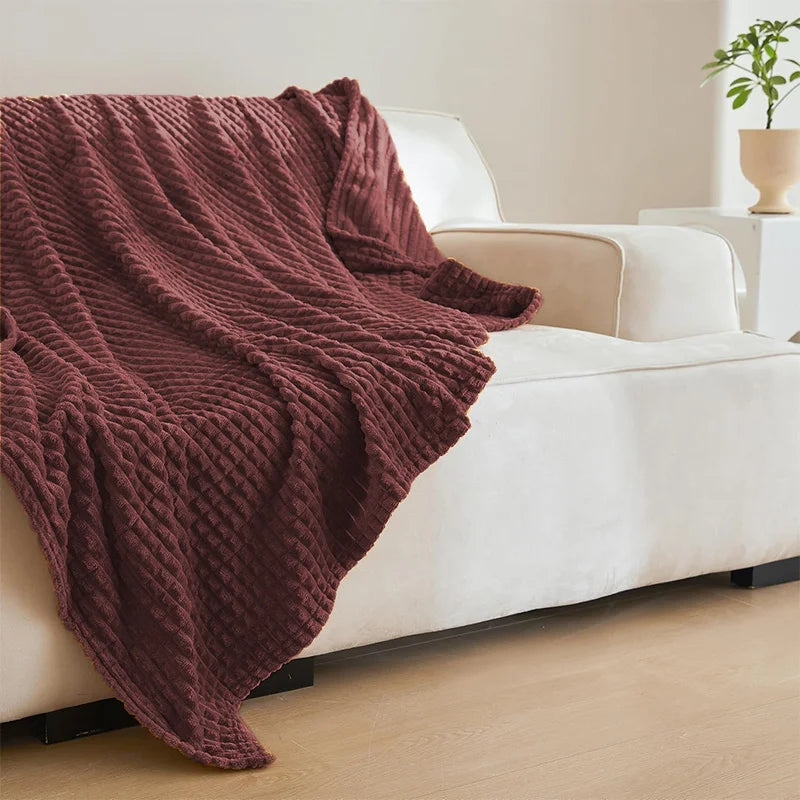 Fleece Decorative Blanket 3D Throw Blankets