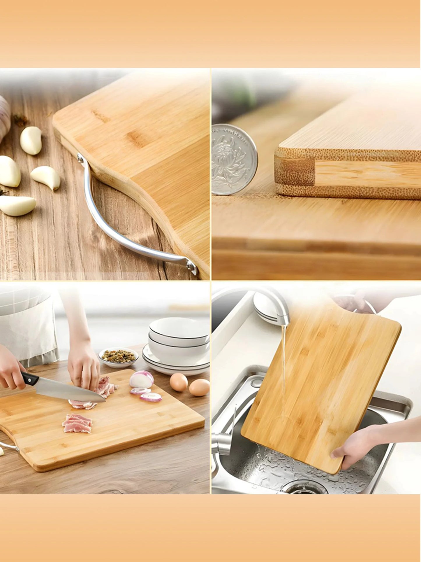 The high-quality chopping board with thickened design