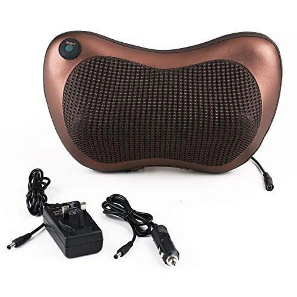 Kneading Neck and Back Massager with Infrared Heat Car Seat