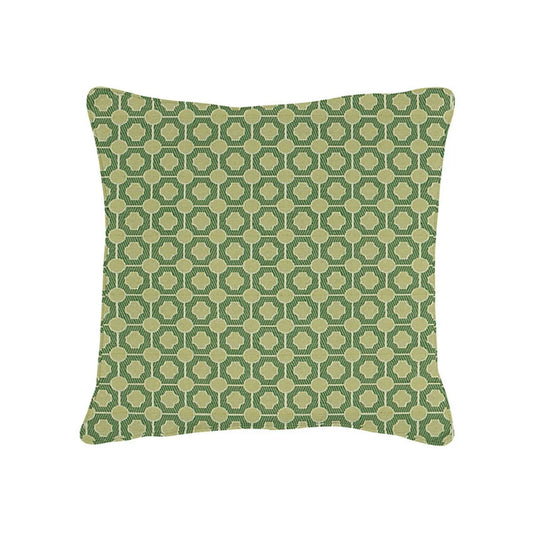 16" x 16" insert included Green Geometric Pillow