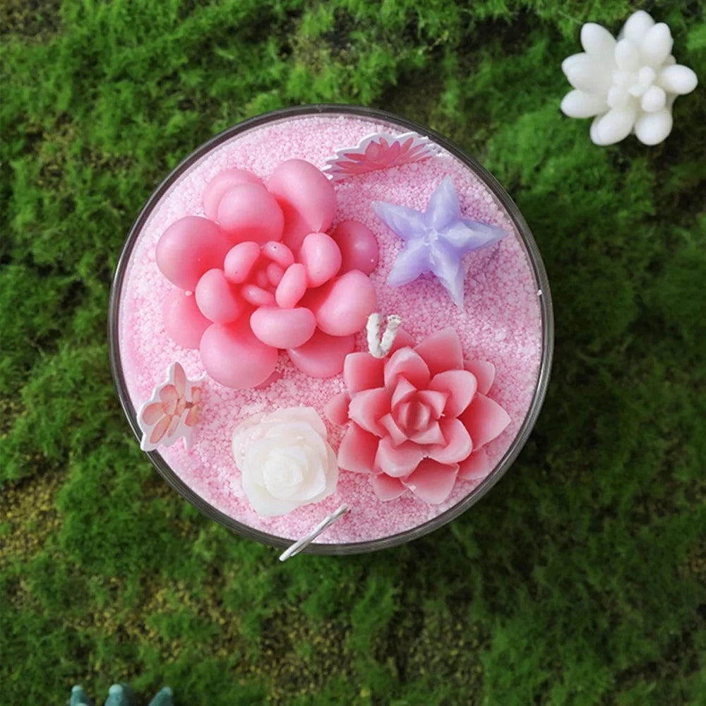 Candle Kit–Succulents  Handmade Scented Candles