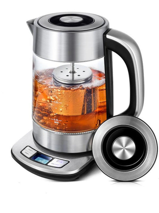 CACHOO Electric Kettle - 1.7L Glass Tea Kettle