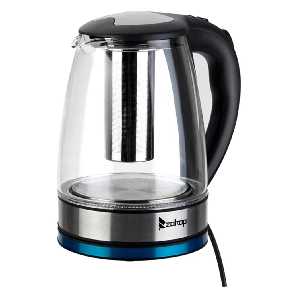 HD-1861-A 110V 1200W 1.8L Electric Glass Kettle