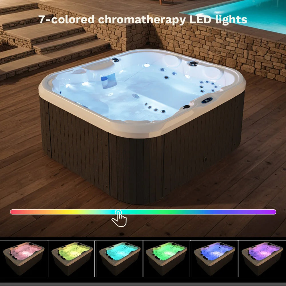 2 To 4 Person 25-Jet Outdoor Hot Tub