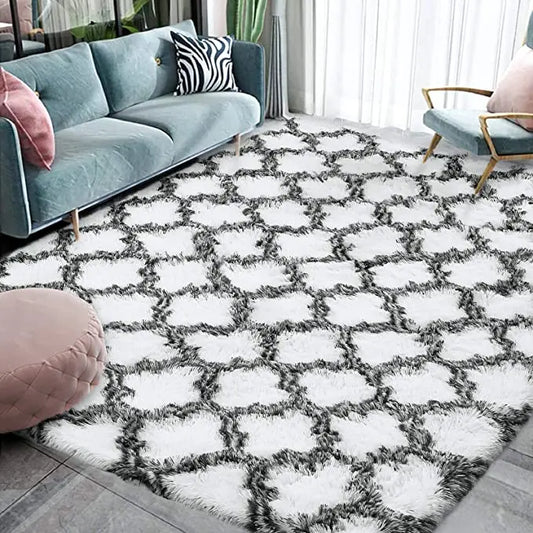 Large Shag Area Rugs Super Soft Plush Fluffy Carpets Non-Slip