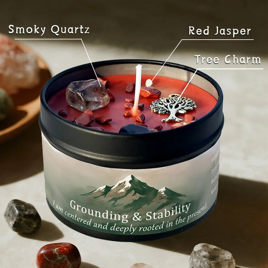 3Pcs Grounding & Stability Scented Candle Set,