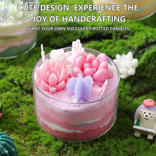 Candle Kit–Succulents  Handmade Scented Candles