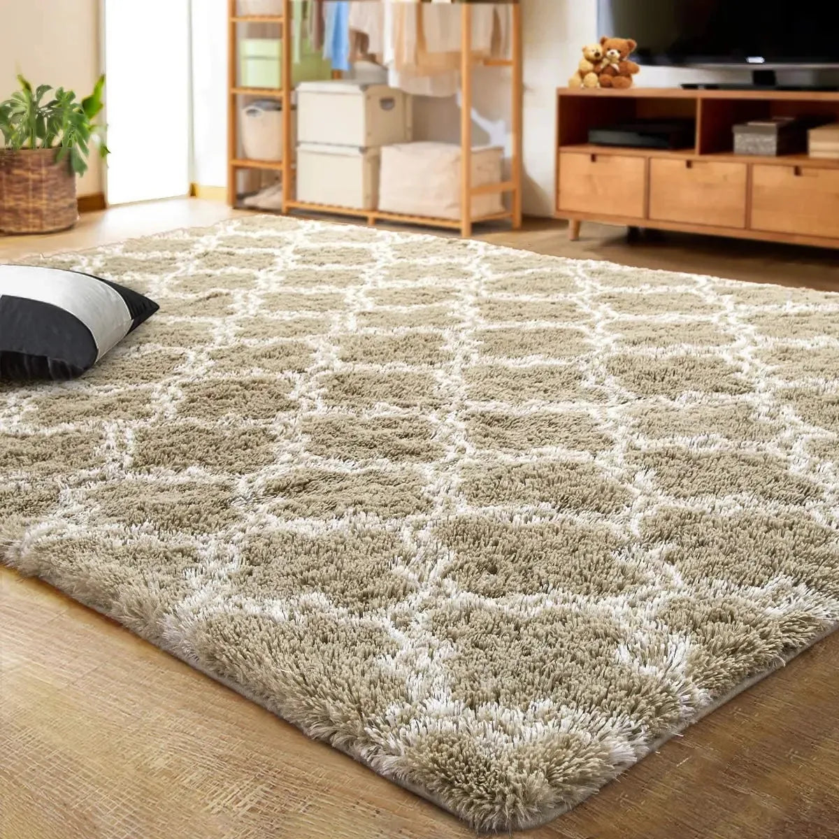 Large Shag Area Rugs Super Soft Plush Fluffy Carpets Non-Slip