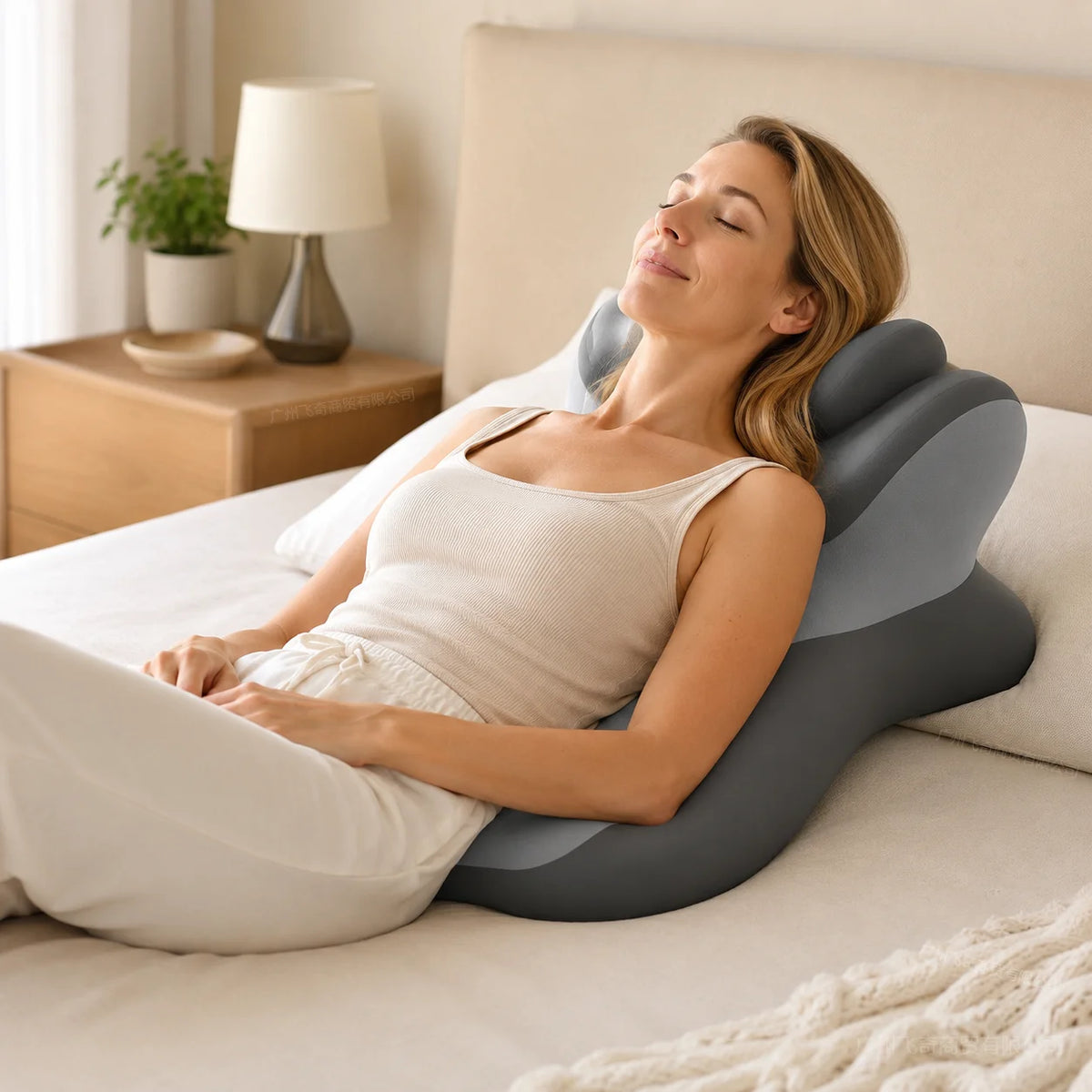 Memory Foam Prone Reading Pillow Relieve Neck Arm Fatigue