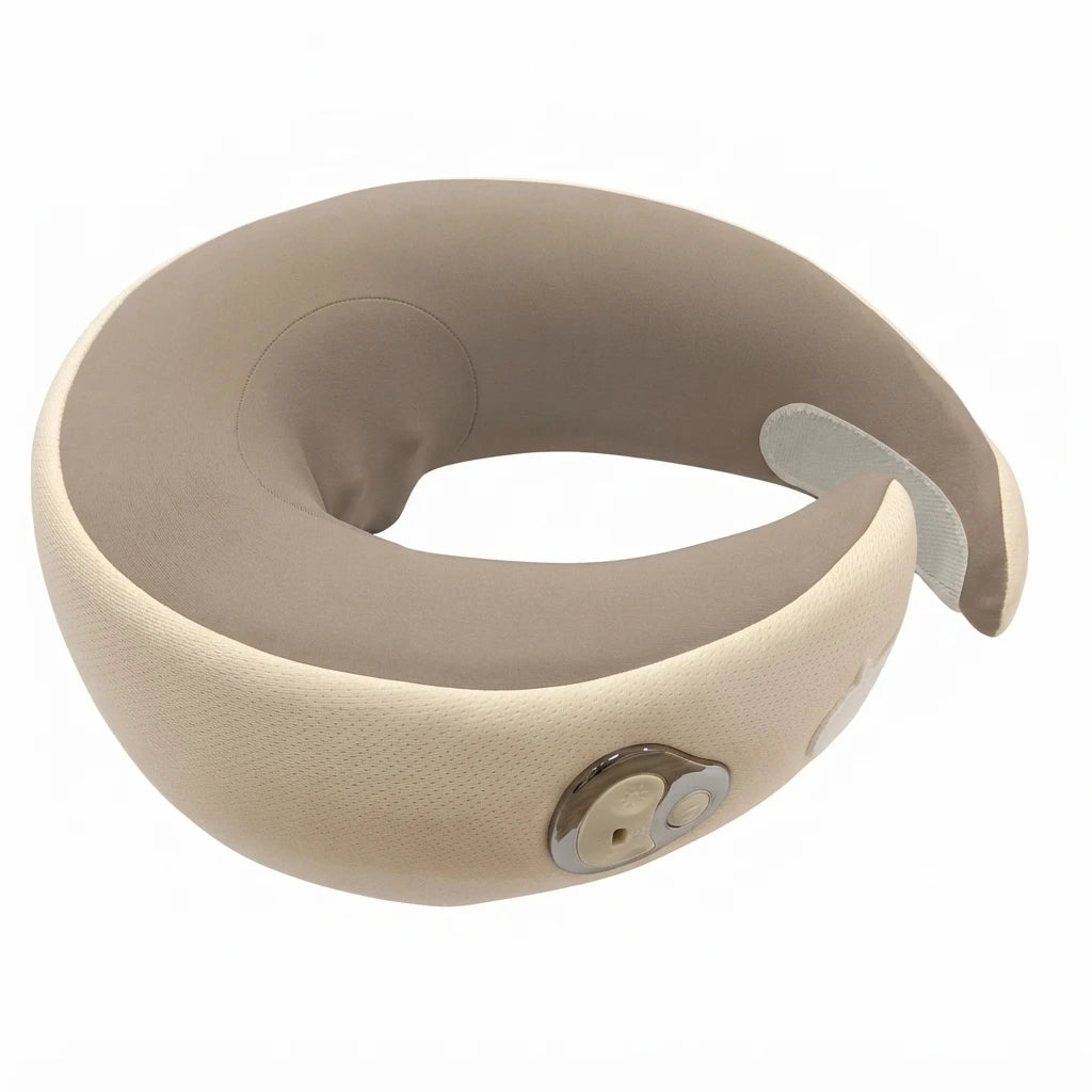 Heated Neck Massager Travel Pillow Deep Tissue Kneading