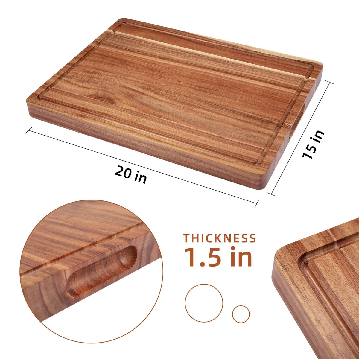 Wooden Cutting Boards Large -  Charcuterie Board
